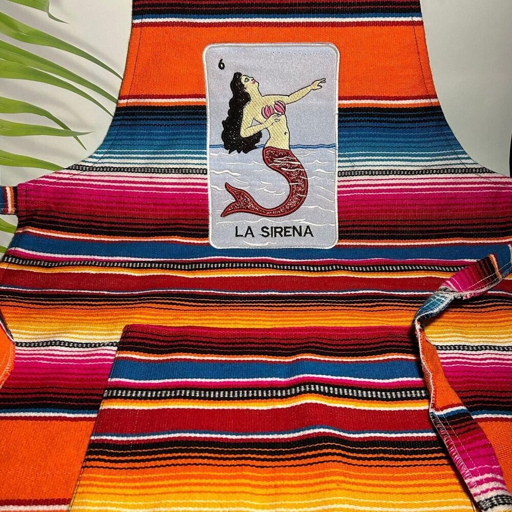 Handmade Sarape Artisan Humorous Apron